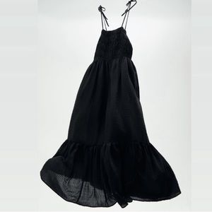 Zara black maxi dress